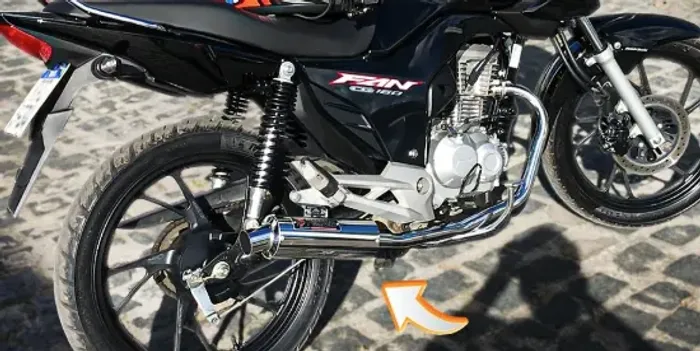ESCAPAMENTO FORTUNA MINI TURBO CG 160