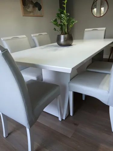 MESA DE JANTAR COM 6 CADEIRAS 