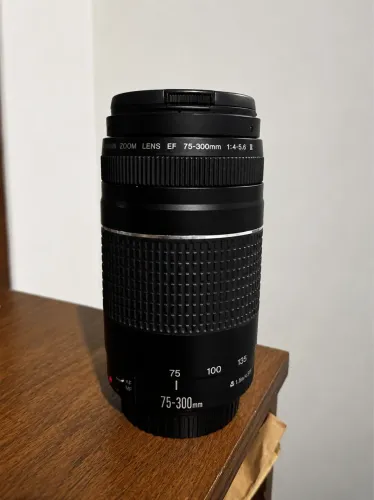 Lente Canon EF 75-300mm f/4-5.6 III - Excelente Estado