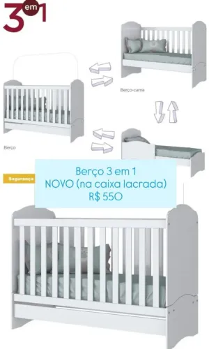 Berço 3 em 1