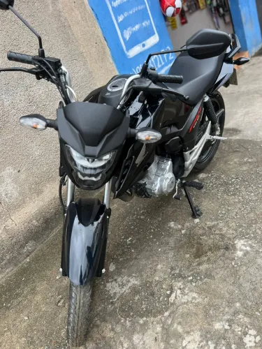 Honda CG Fan 2026 preta documento em dia