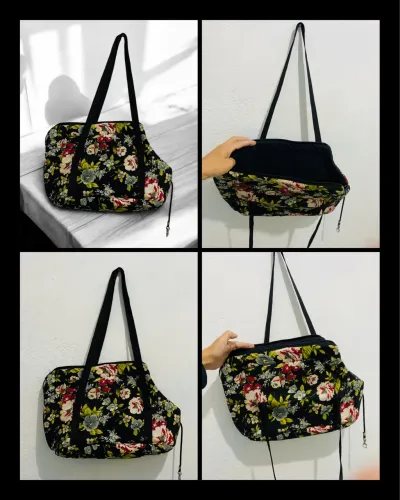 Bolsa pet, forrada tamanho Média,
