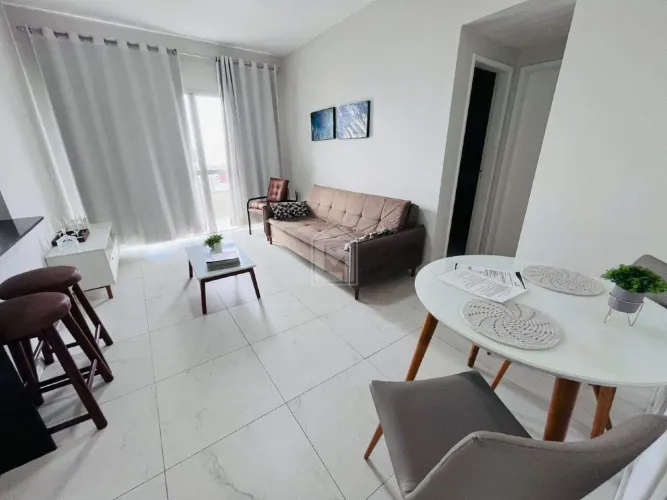 Apartamento 1 Quarto Mobiliado em Andar Alto | Vista para o Mar | Santa Lúcia