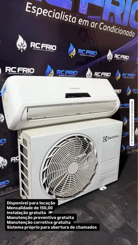Venda ou aluguel de ar condicionado 9.000btus convencional seminovo