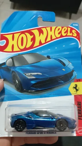 Hot wheels SF90 Azul