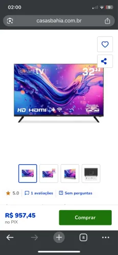 Vou me mudar estou vendendo, 1 geladeira marca Brastemp e 1 televisão 32? HQ