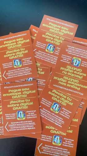 Kit 20 Envelopes Para o Álbum Virtual Copa do Mundo 2026 