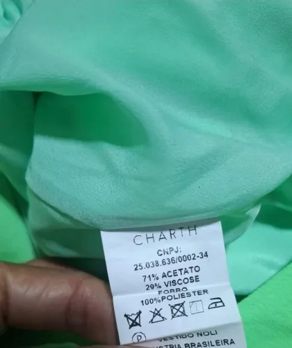 Vestido longo charth verde