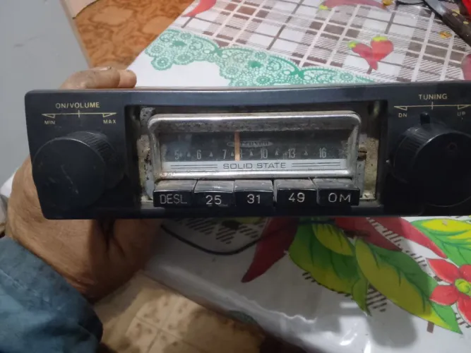 Rádio automotivo antigo cruxen 