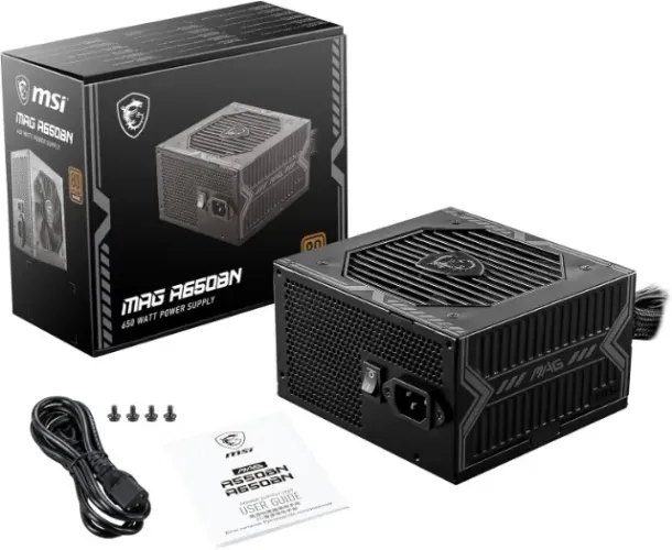 Fonte de Alimentação MSI MAG A650BN - 650W, 80 Plus