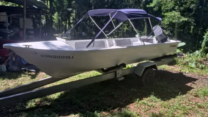 barco artsol 5,30 com mercury 40 hp 2t