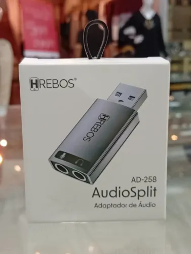 PLACA DE ÁUDIO USB HREBOS  AD-258