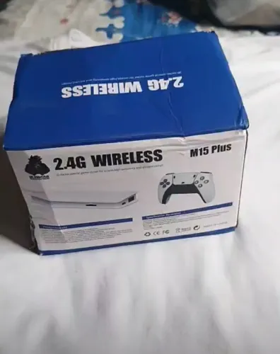 Gamepad M15 Plus Com Controle Sem Fio Branco