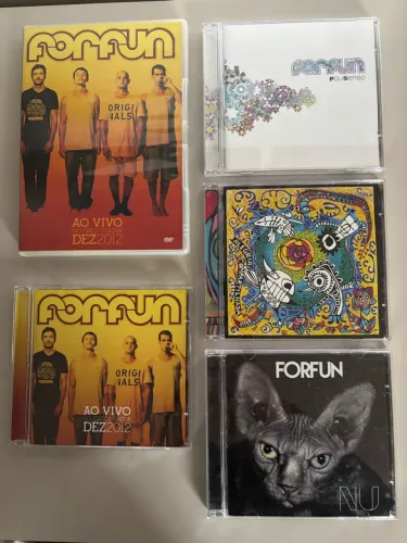 Colecão dvd e cds Forfun