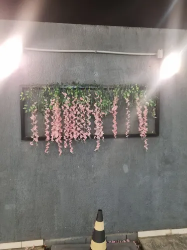 Painel, estrutura metálica para decoração