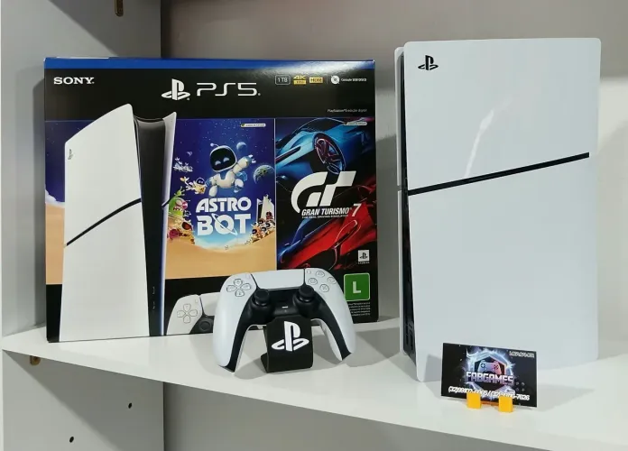 PS5 SLIM DIGITAL 1TB. Garantia 3 meses aqui na LOJA FABGAMES