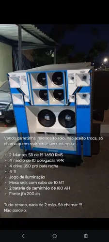 Carretinha de som