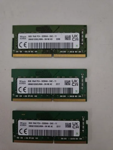 Memórias DDR4 3200mhz 8gb Para Laptops 