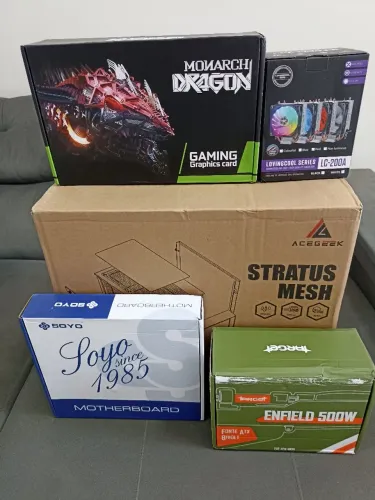 (NOVO) PC Gamer Intel Xeon E5 2630 V4 | RX 580 8GB | RAM 8GB DDR4 | SSD