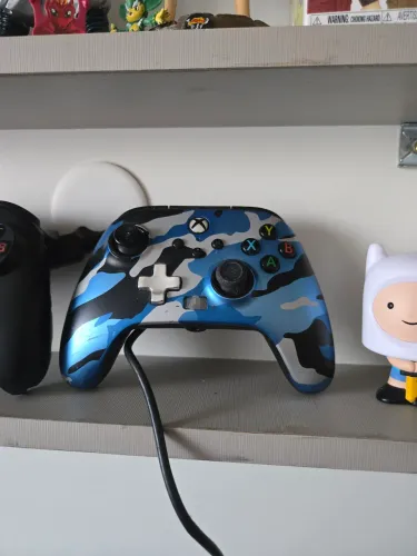 Controle Xbox 360 com fio, funciona no pc