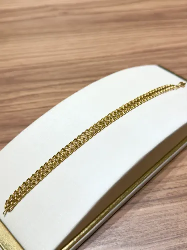 Pulseira de ouro lacraia 6.7g 20cm nova ( LOJA FÍSICA )