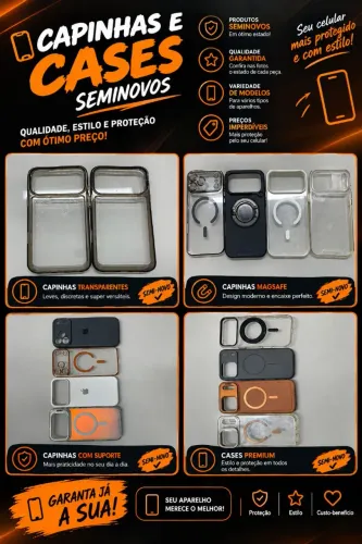 Capinhas e cases de iPhone 17 Pro Max