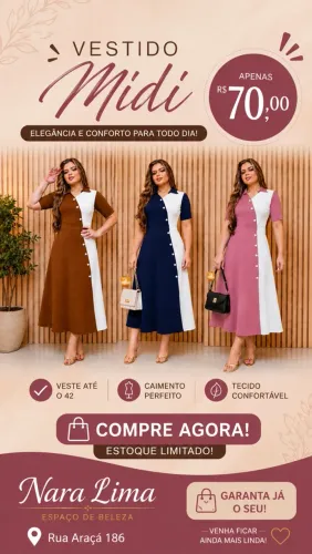 Vestido evangélico 