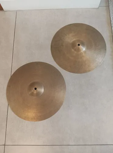 ## Pratos chimbal de bateria Amedia Vintage 14, turcos, handmade, liga B20, raridade !!!