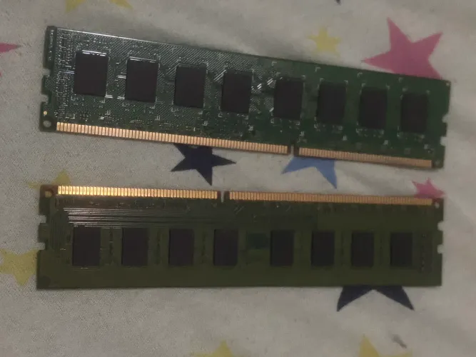 Dois pentes de 4GB memória ram total 8