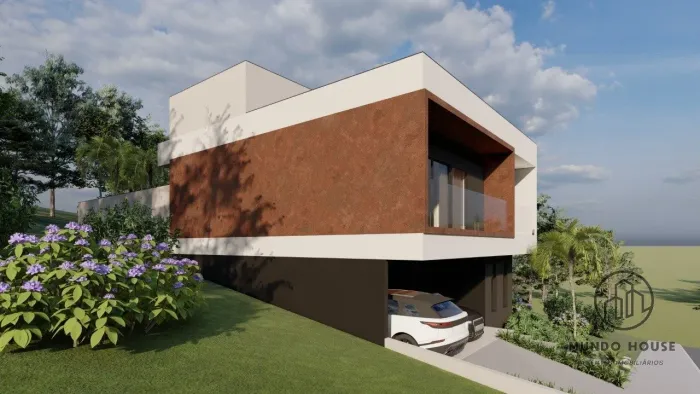 Linda casa nova em condomínio 3 suítes com piscina