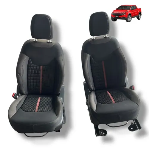Par Banco Dianteiro Fiat Toro 1.8 2020 2019 2018 2017 Preto/vermelho