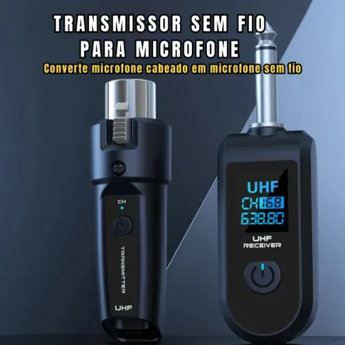 Transmissor sem Fio para Microfone - Fone KZ Retorno de palco In Ear