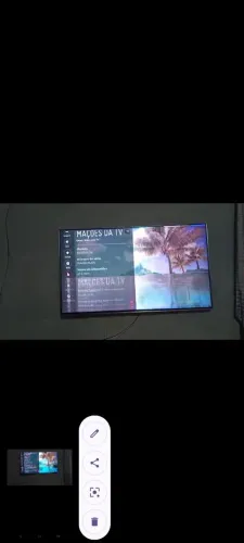 Tv LG smart 55" 4k com defeito na tela- Para peças ou concerto