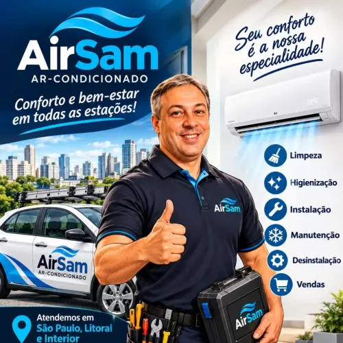 Promoção de instalação Ar-condicionado Split