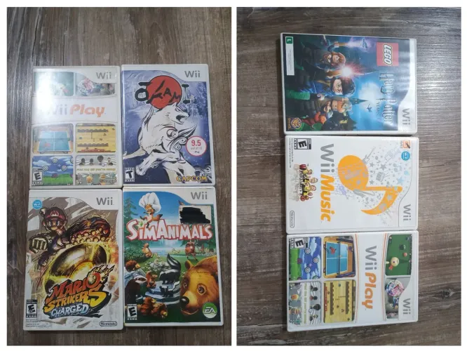 Lote diversos jogos originais de Wii 