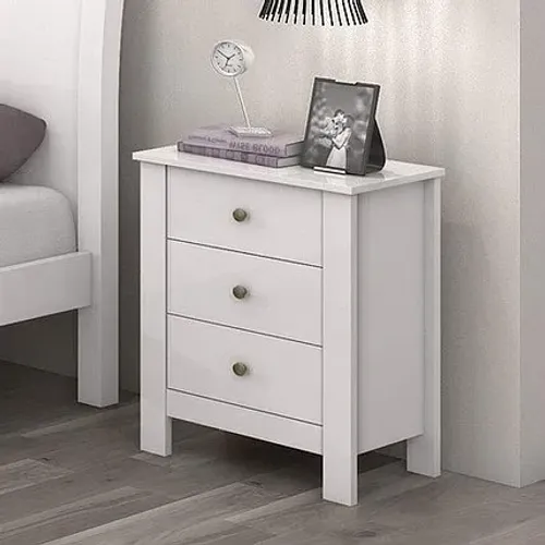 Mesa de cabeceira Maggiore 3 gavetas - Entrega e montagem Grátis p/Fortaleza