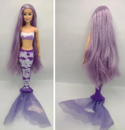Barbie Sereia Cabelos Roxos
