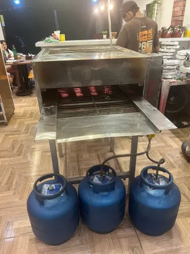 Forno esteira gran ceres 50 centímetros 7 queimadores 