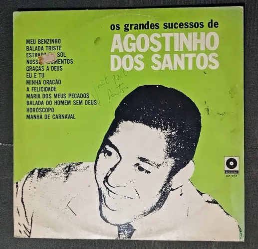 LP Vinil Os Grandes Sucessos de Agostinho dos Santos