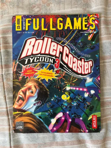 Jogo em CD-ROM RollerCoaster Tycon 3