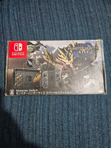 Caixa vazia nintendo switch edição monster hunter