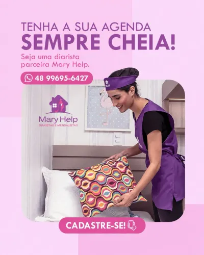 Florianópolis - Faxineiras, Cozinheiras e Passadeiras