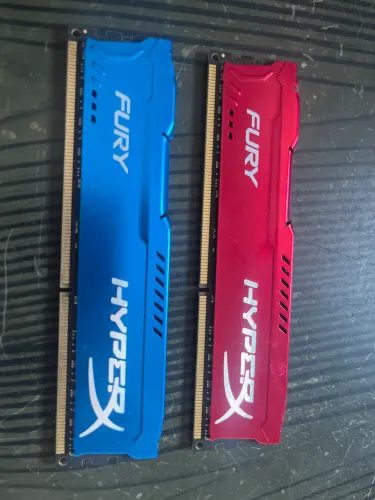 Memória RAM HYPERX (FURY) 8GB e 4GB