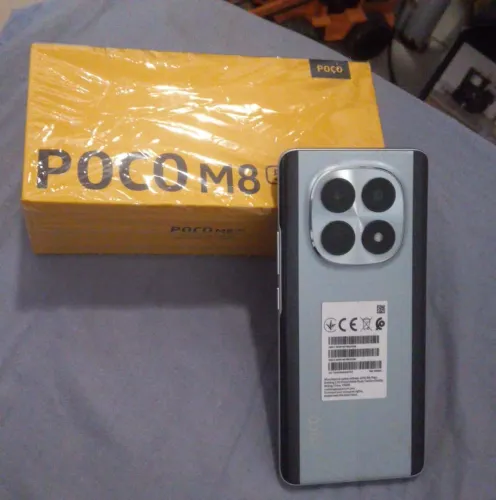 Vendo POCO M8 256 , Perfeitas condições , 1 ano de garantia, Valor 1,200