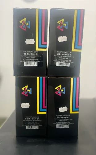 Kit toner colorido Brother TN419 compatível