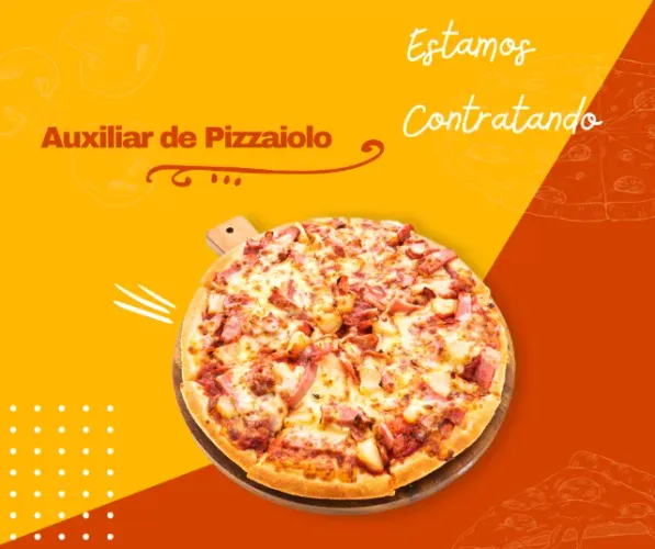 Vaga para Auxiliar de Pizzaiolo(a)