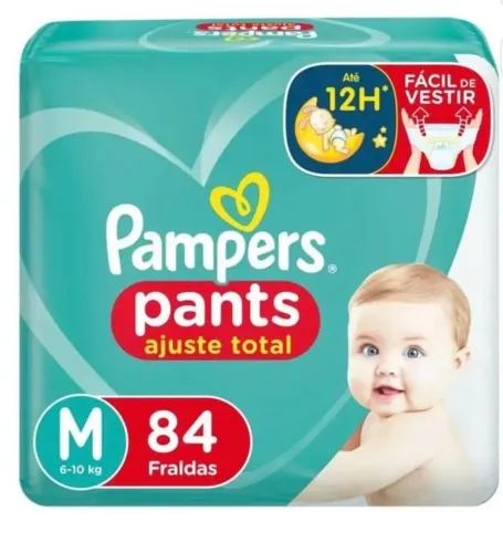 Fralda Pampers Pants - 2 pacotes com 84 unidades/ cada