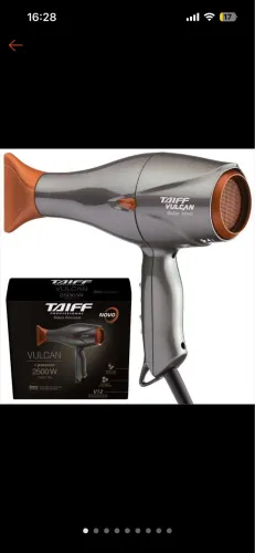Secador De Cabelo Taiff Vulcan Profissional 2500 W Original