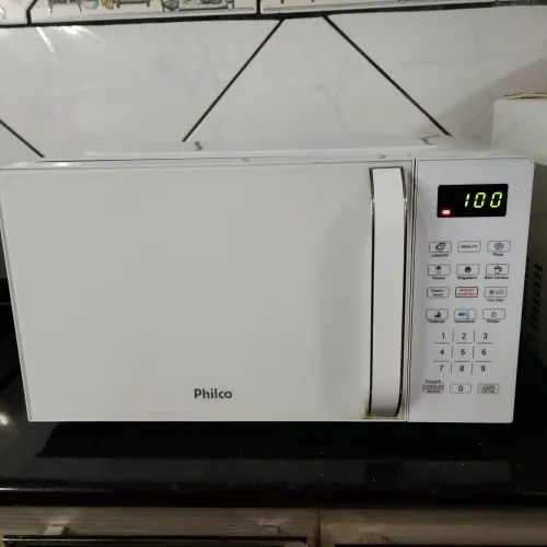 MICROONDAS PHILCO 20 LITROS COMPACTO FUNCIONANDO TUDO OK 