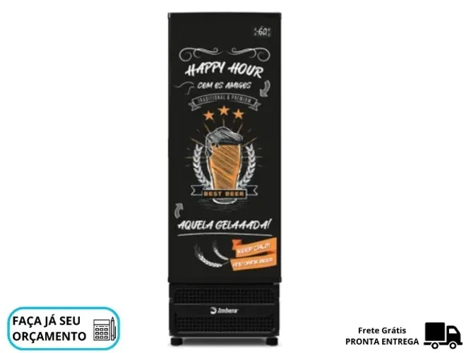 Cervejeira Imbera Porta Cega 560L Adesivada